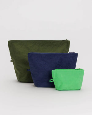 BAGGU Flat Pouch Set