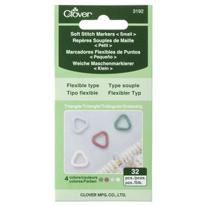 Clover Soft Triangle Stitch Markers