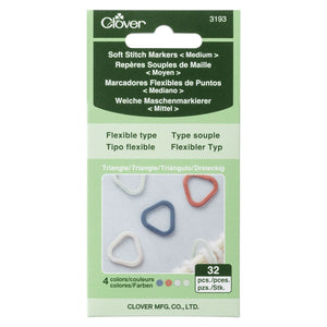 Clover Soft Triangle Stitch Markers