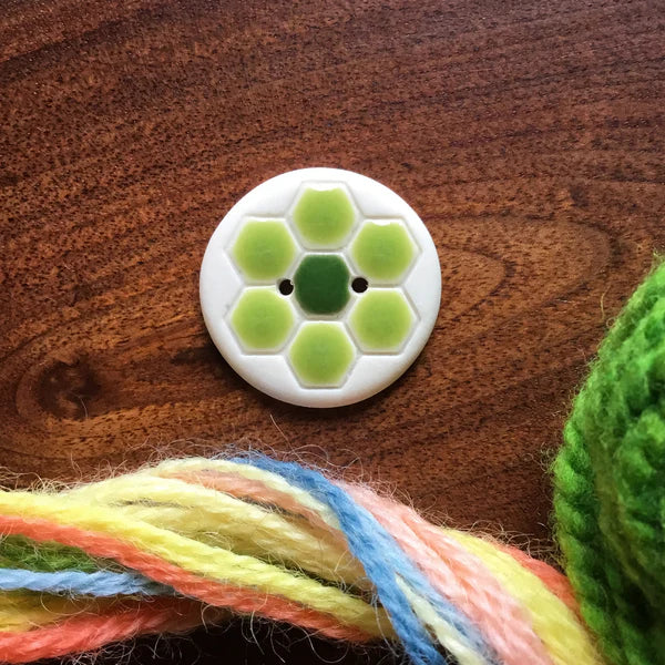 Grandma's Flower Garden Quilt Block Buttons