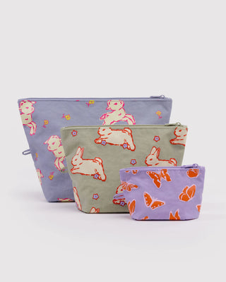 BAGGU Go Pouch Set