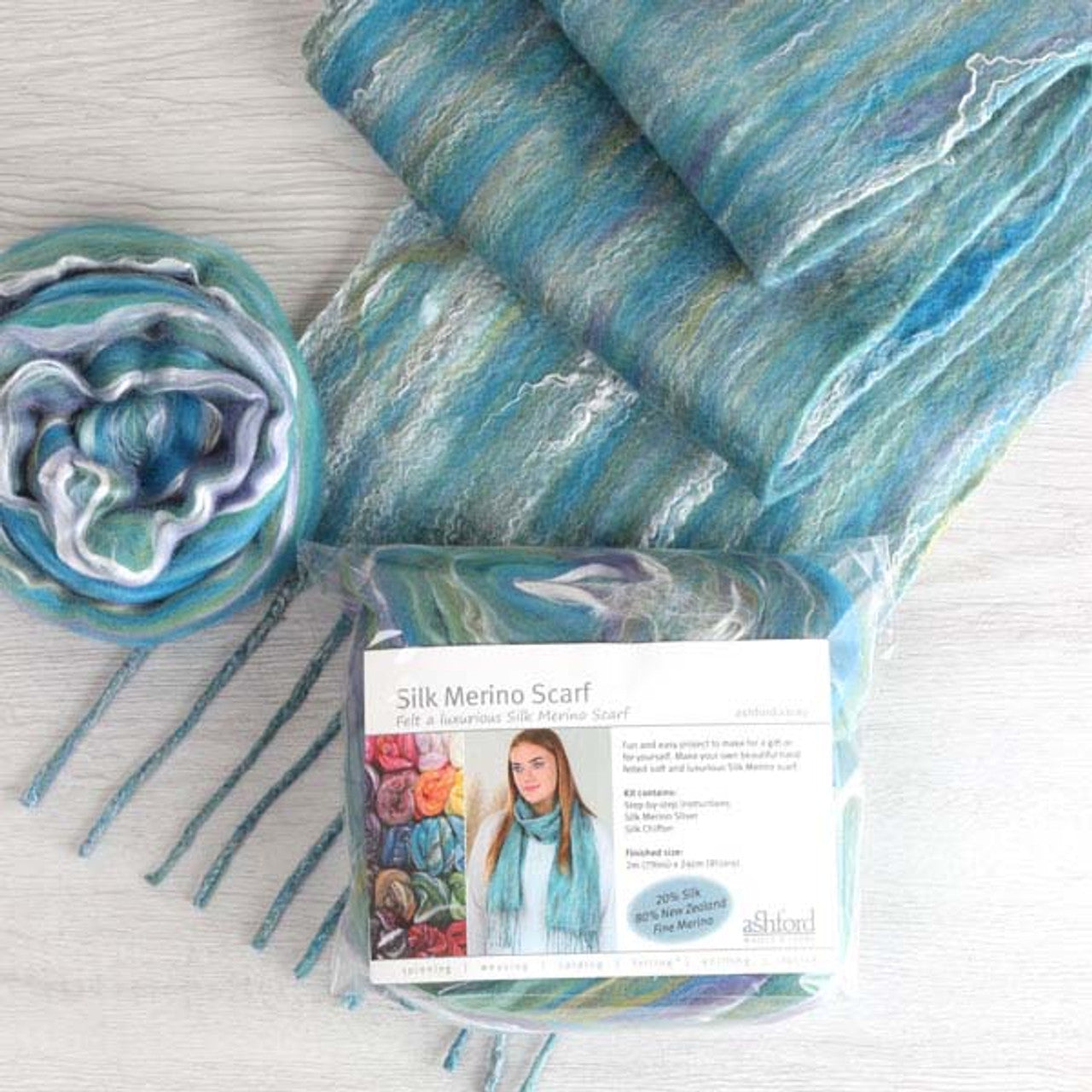 Silk Merino Scarf Kit *SALE