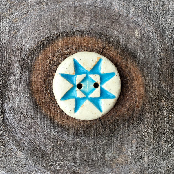 Rustic Style Ohio Star Buttons