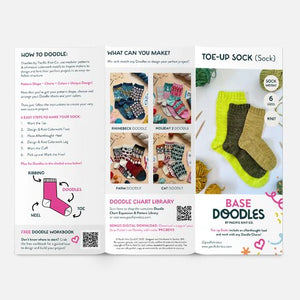Doodle Toe-Up Socks