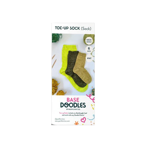 Doodle Toe-Up Socks