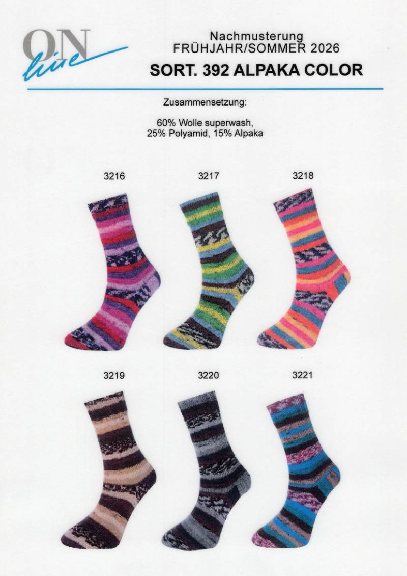 Supersocke Alpaka Color