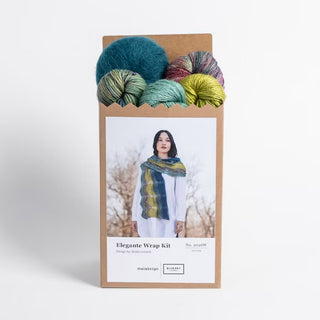 Malabrigo  Elegante Wrap Holiday kit
