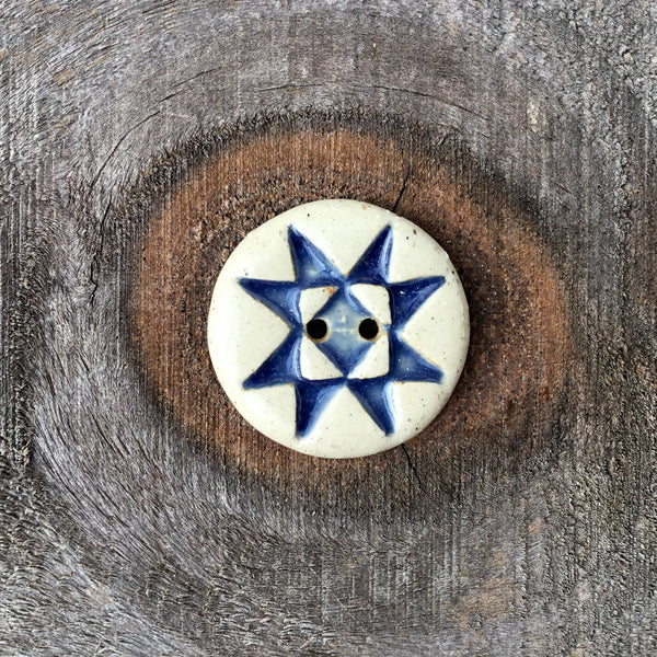 Rustic Style Ohio Star Buttons