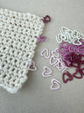 Removable Hearts - Pink Tones