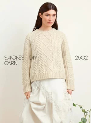 Sandnes Garn Loom Sweater Pattern | Top-Down Cable-Knit Pullover