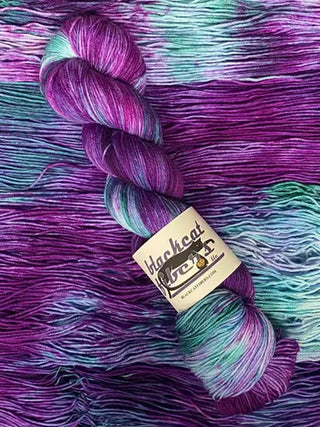 Black Cat Fibers Nomad Sock | Hand-Dyed Merino Nylon Fingering Yarn
