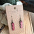 Wooden Yarn Hank Earrings