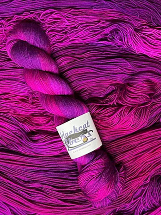 Black Cat Fibers Nomad Sock | Hand-Dyed Merino Nylon Fingering Yarn