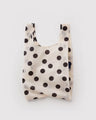 Cream and Black Polka Dot