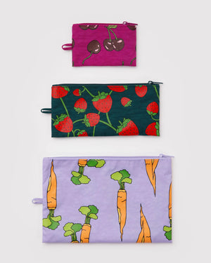 BAGGU Flat Pouch Set