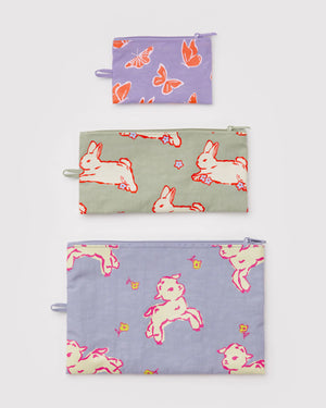 BAGGU Flat Pouch Set