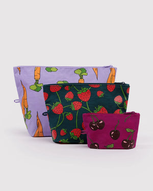 BAGGU Go Pouch Set