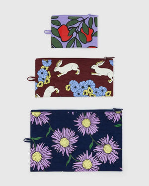 BAGGU Flat Pouch Set