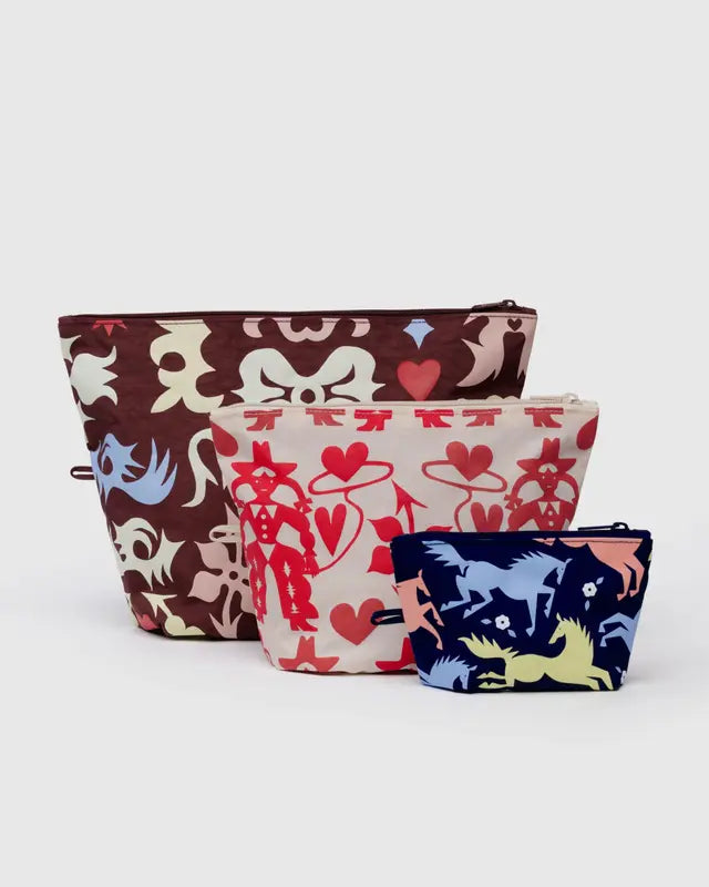 BAGGU Go Pouch Set - Yarn Harbor