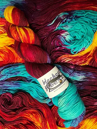 Black Cat Fibers Essential DK | Hand-Dyed Superwash Merino Yarn