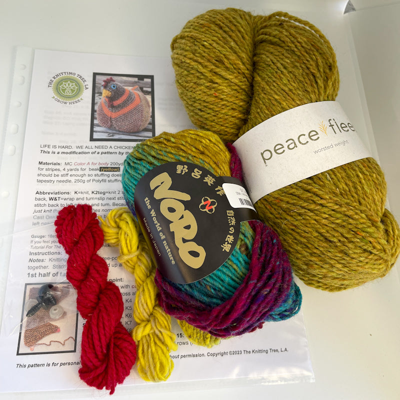 Emotional Support Chicken Kit - Yarn Harbor Version
