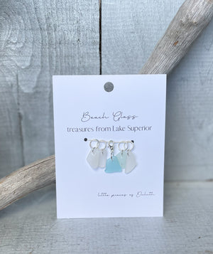 Lake Superior Beach Glass Stitch Markers