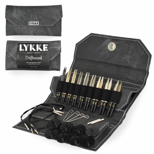 Lykke Driftwood Interchangeable Needle Set - Yarn Harbor
