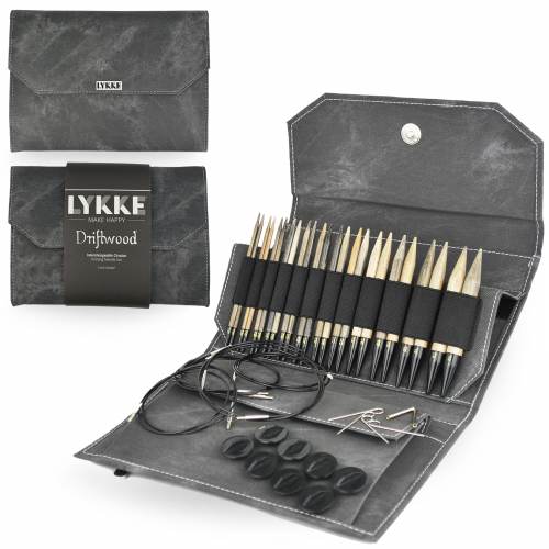 Lykke Driftwood Interchangeable Needle Set - Yarn Harbor